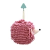 Cartoon hedgehog Chenier hand towels, Kanglewu Animal Cute hanging hand towels, wholesale hand towels Item Picture